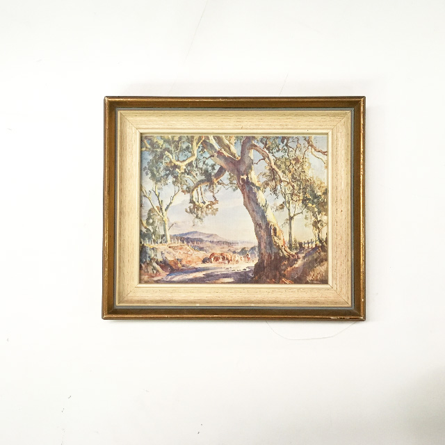 ARTWORK, Landscape (Small) - Gum Tree & Cows